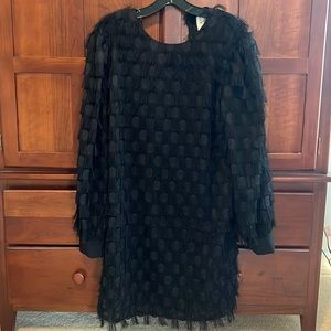 Be Blumarine black fringe dress